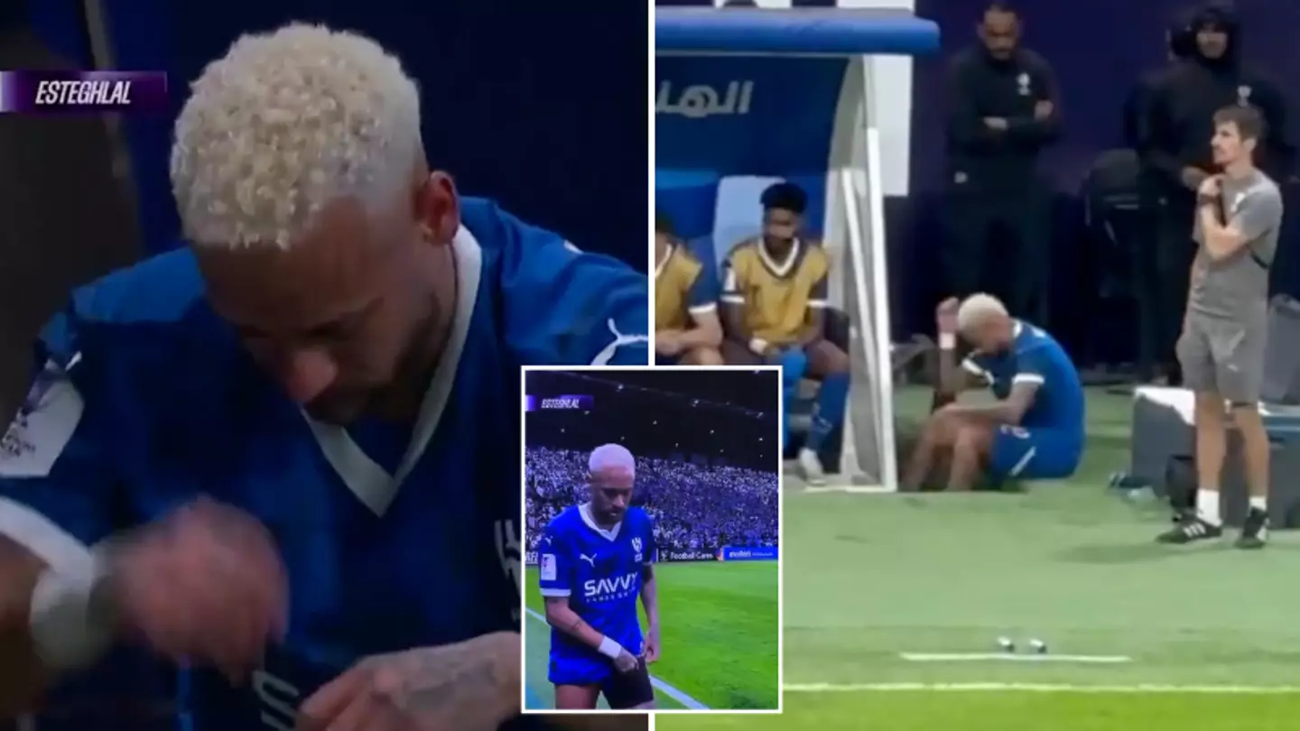 Neymar looked broken after nightmare scenario plays out in second game back for Al Hilal following 369 days out