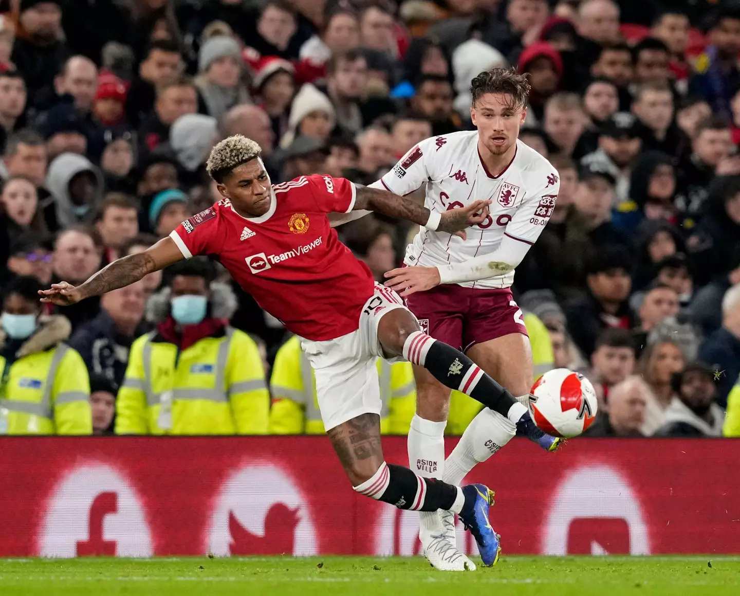 Rashford struggled throughout the match on Monday (Image: Alamy)