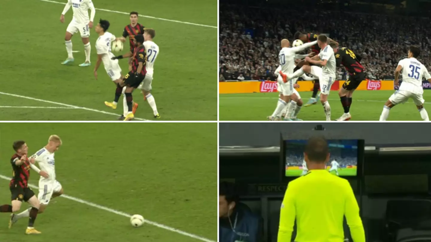 Man City fans left baffled by bizarre VAR decisions during Champions League clash