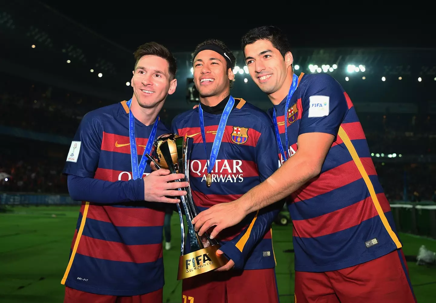 Messi, Suarez and Neymar formed one of the most potent attacks in football history (Getty)