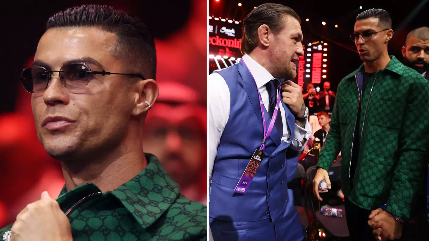 Cristiano Ronaldo has posted about his ‘uncomfortable’ interaction with Conor McGregor