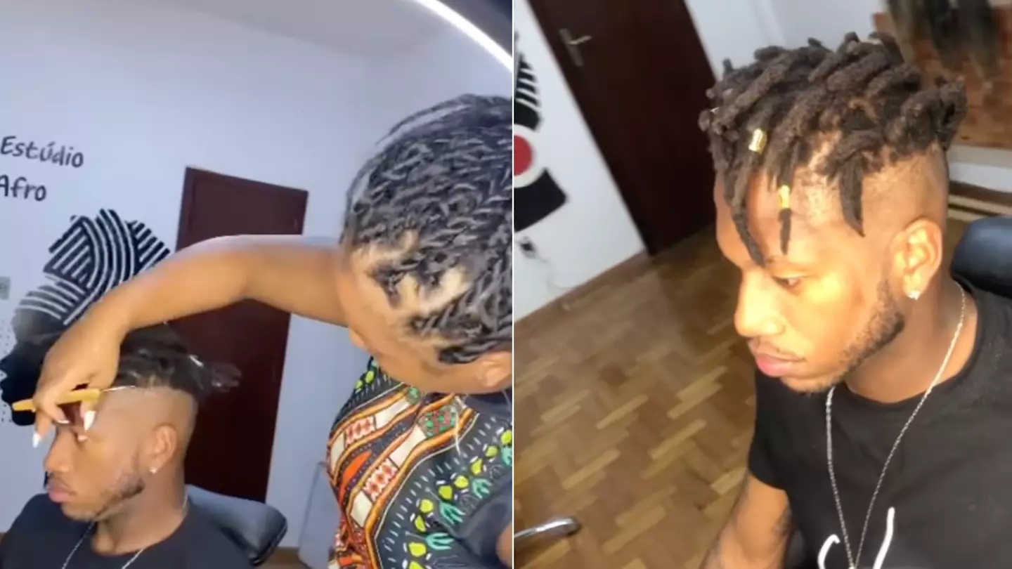 Manchester United Midfielder Fred Shows Off New Haircut