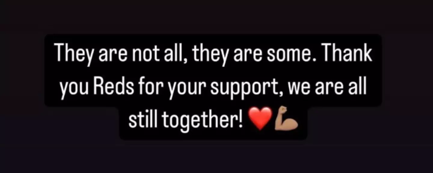 Nunez posted a cryptic message on Instagram (Image: Instagram/Darwin_N9)