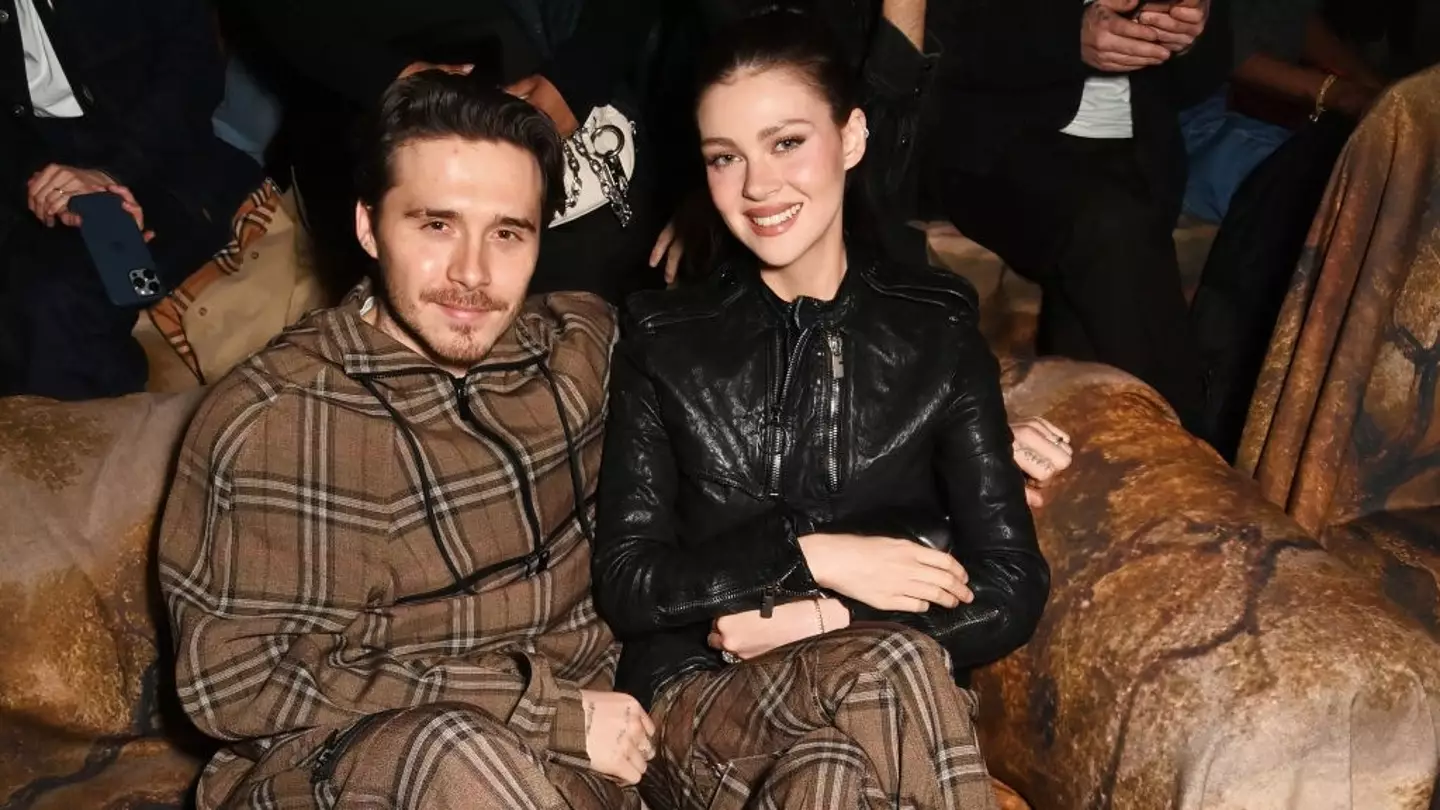 Brooklyn Beckham and his wife Nicola Peltz (Credit:Getty)