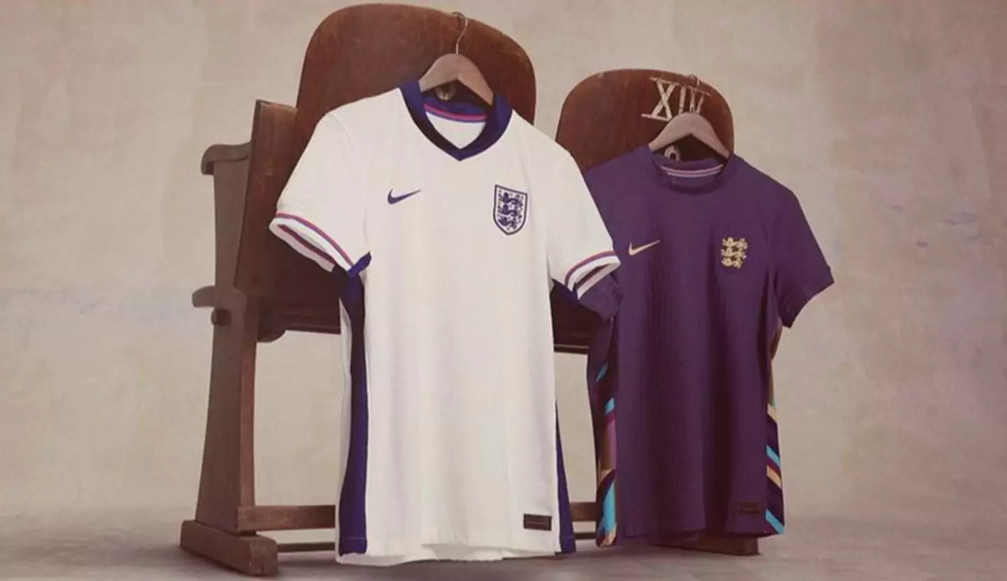 England's new Euros kit is here.