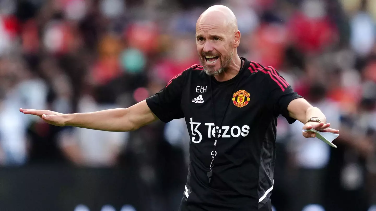 Erik ten Hag has been very vocal on the touchline during pre-season. (Alamy)