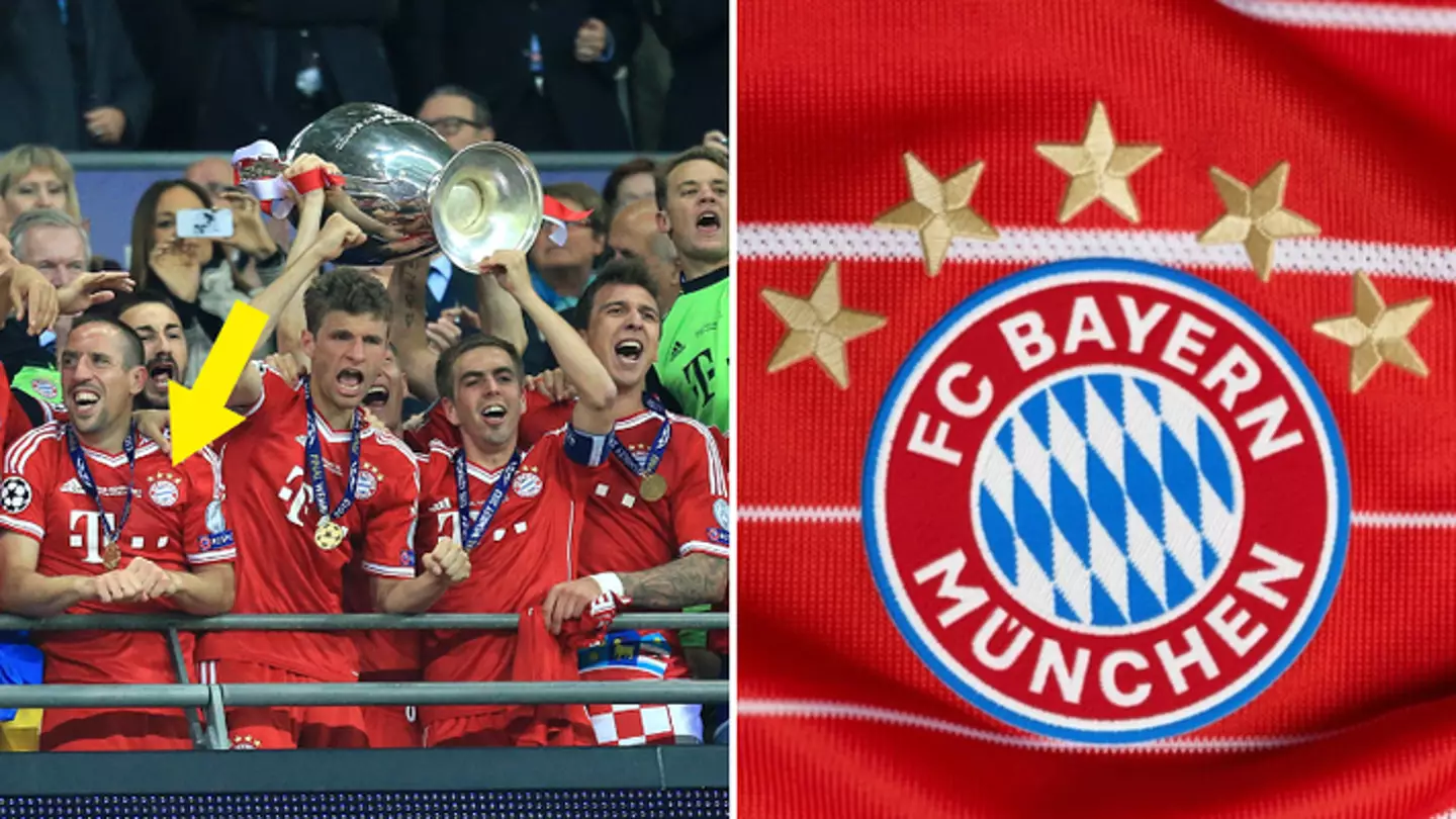 Why Bayern Munich only have five stars on their shirt despite winning 32 Bundesliga titles and six European Cups
