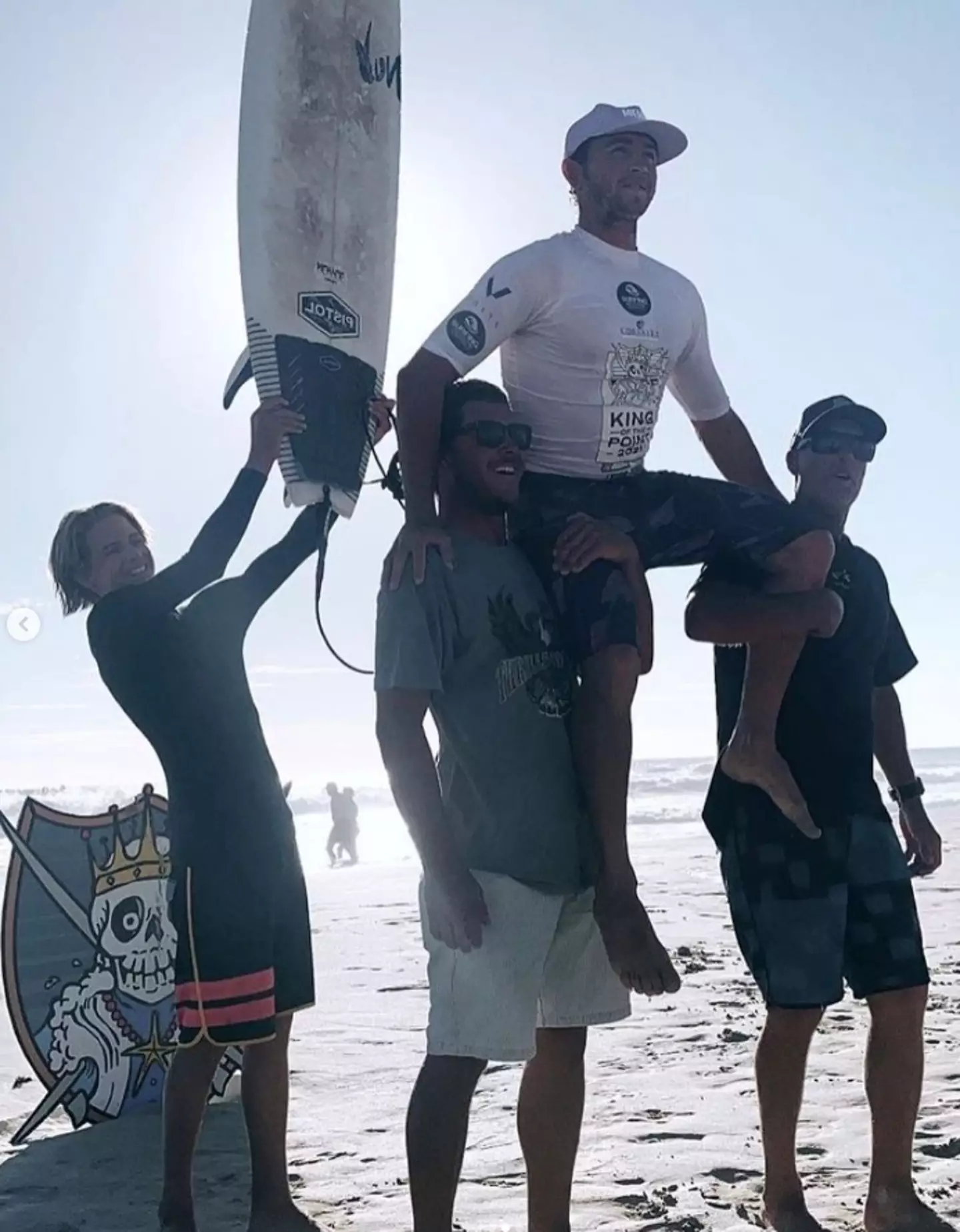 Max Marsden at a Surfing WA event.