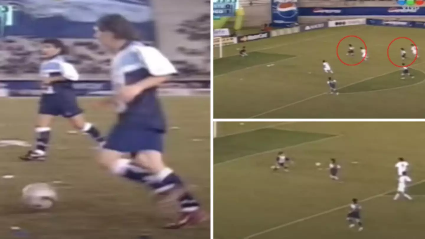 When Lionel Messi and Diego Maradona played on the same team, it was pure magic