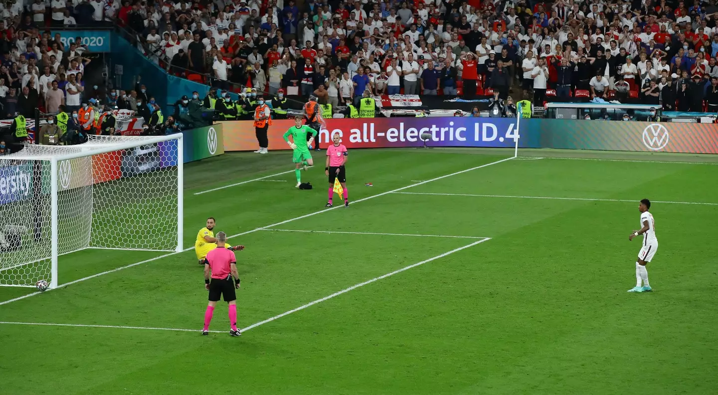 Rashford's last England appearance was in the Euro 2020 final loss to Italy. Image: Alamy