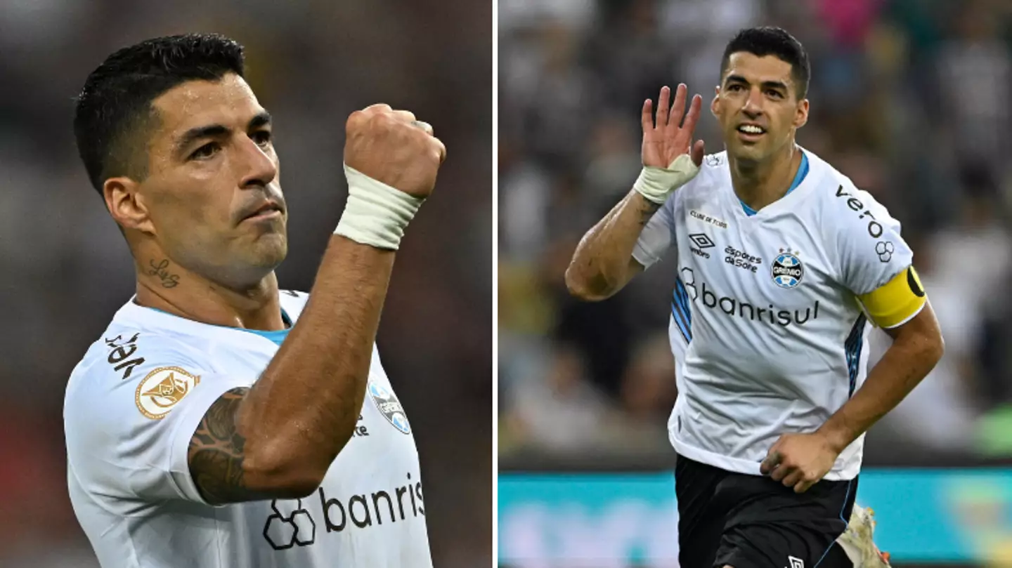 The reason behind why new Inter Miami signing Luis Suarez still wears a wrist brace