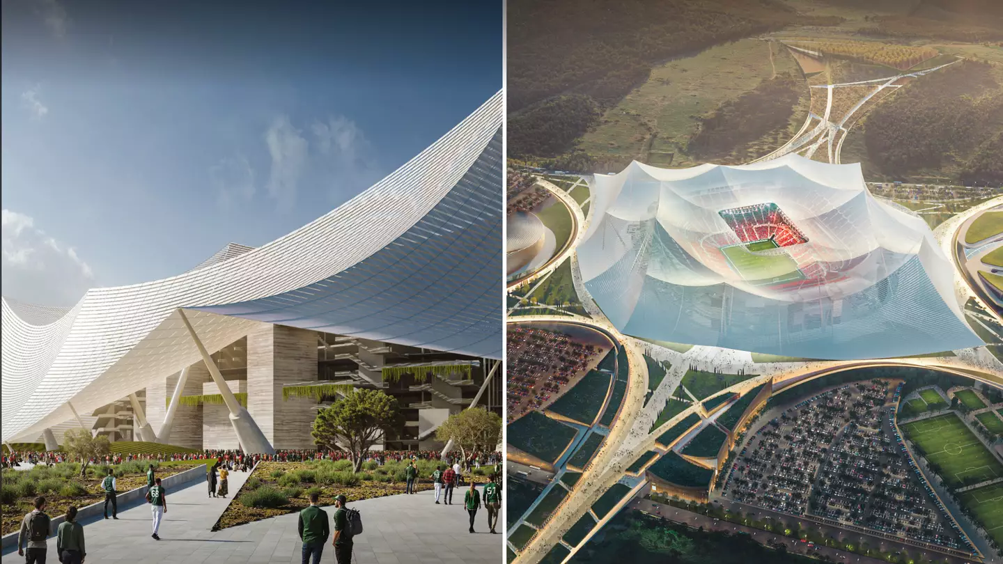 First images of planned 'world's biggest football stadium' emerge and it looks incredible