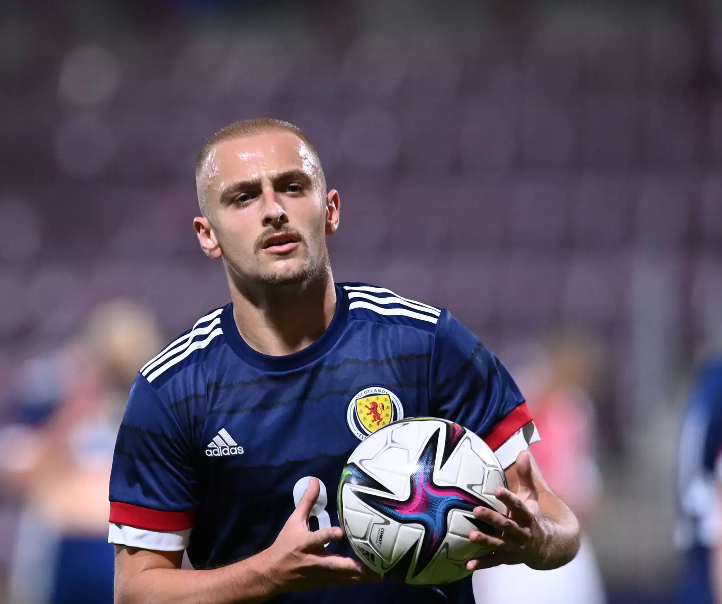 Lewis Fiorini Scotland U-21 vs Denmark U-21 (Image: Eric Mccowat/Alamy)