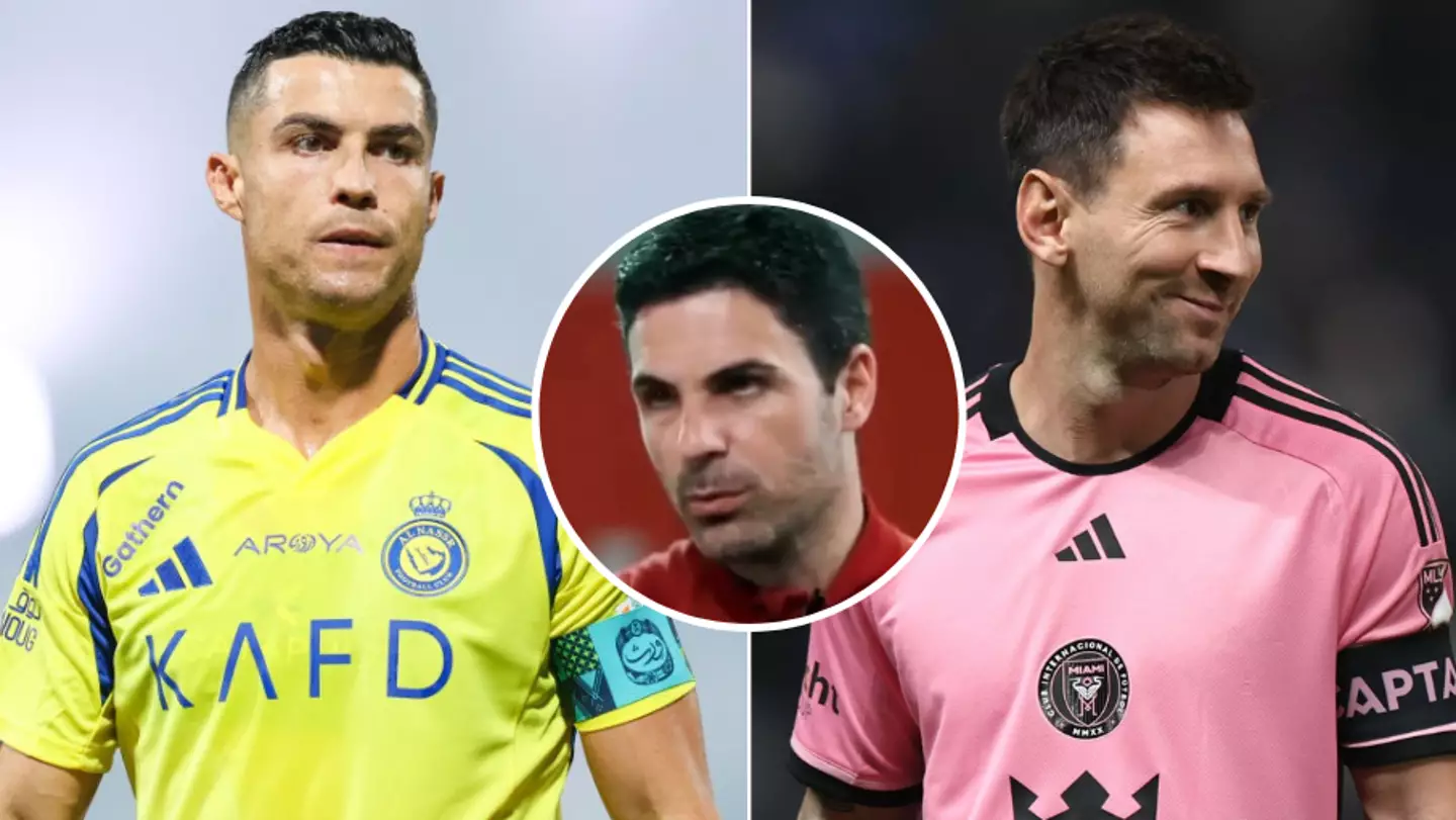 Mikel Arteta didn't hesitate when asked to pick between Cristiano Ronaldo and Lionel Messi in the GOAT debate