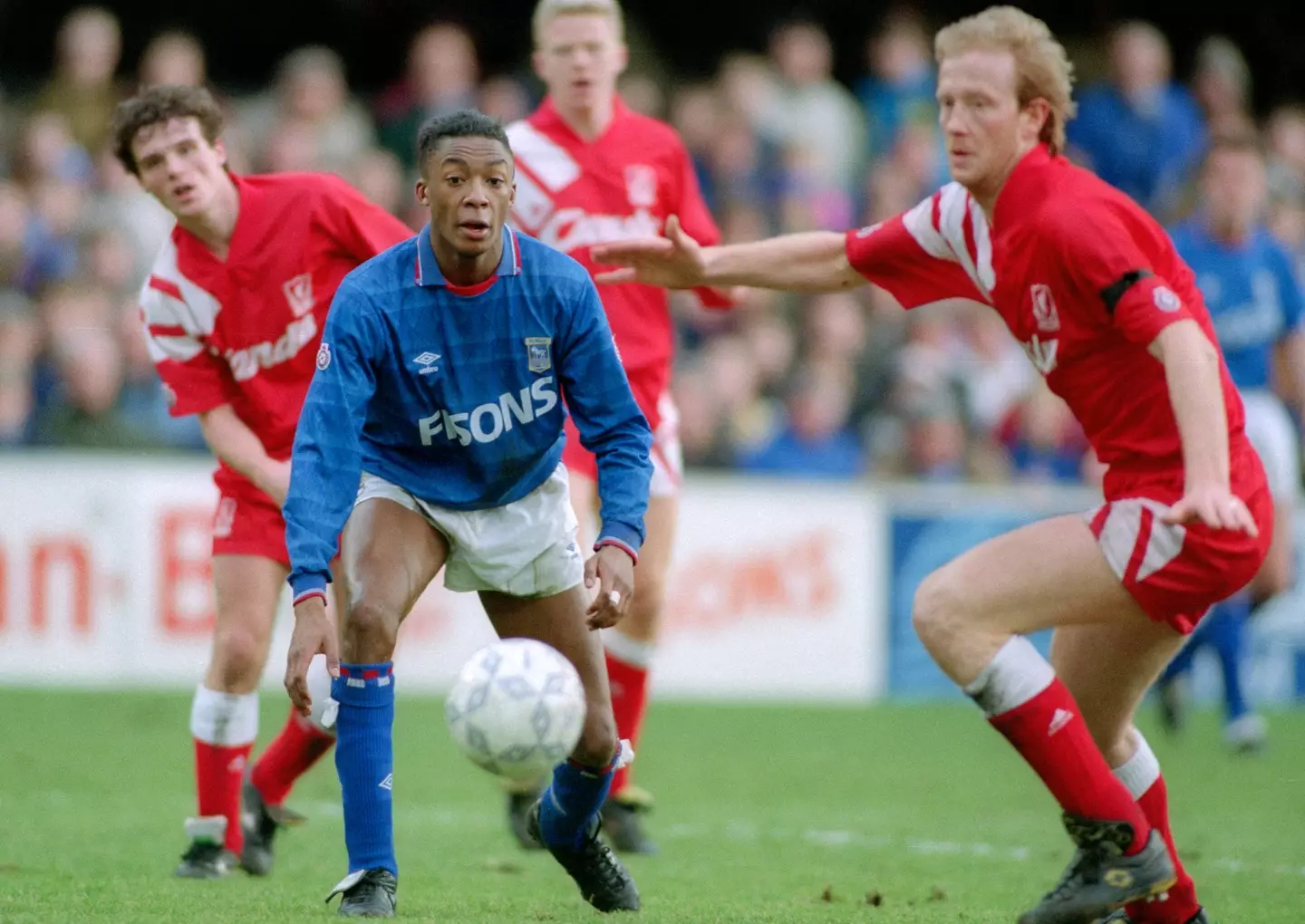Kiwomya during his time at Ipswich Town. (Image