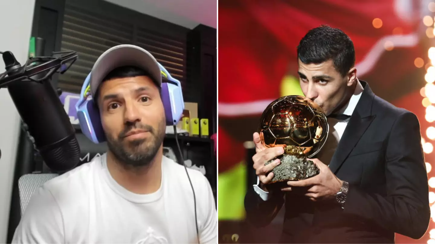 Sergio Aguero aims savage dig at Real Madrid after Rodri wins the Ballon d'Or instead of Vinicius Jr