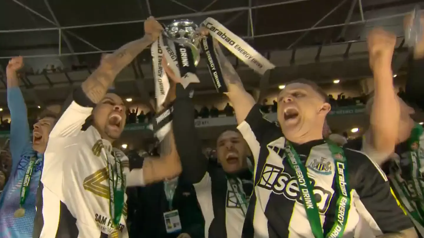 Liverpool fans slammed for what they did as Newcastle United players received their medals for winning the Carabao Cup
