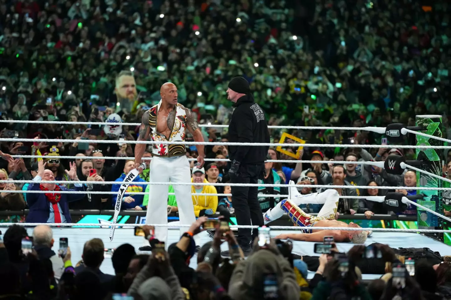 The Rock and The Undertaker face off at WrestleMania 40 (