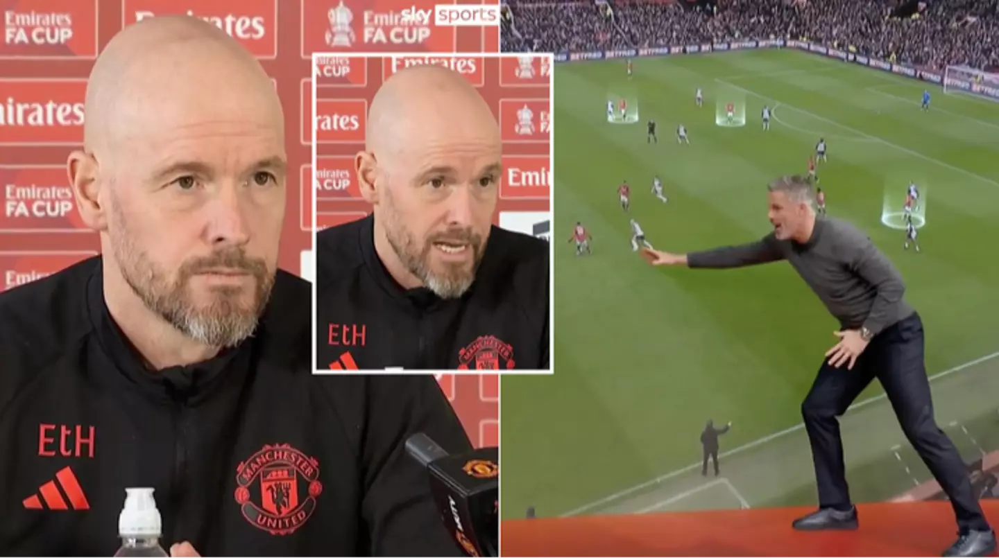 Erik ten Hag fires back at Jamie Carragher over Man Utd criticism