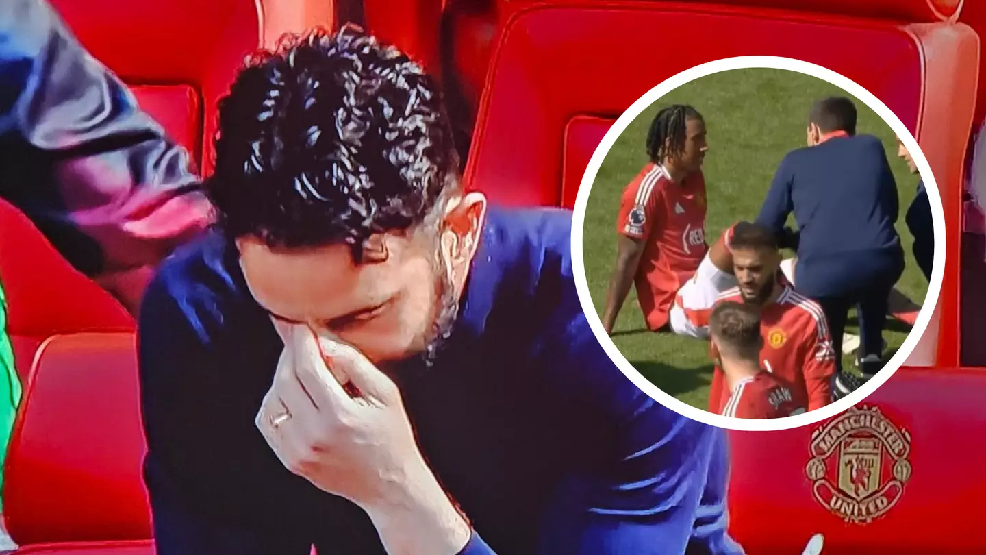 Ruben Amorim's instant reaction to finding out details about Leny Yoro's injury during Man Utd vs West Ham speaks volumes