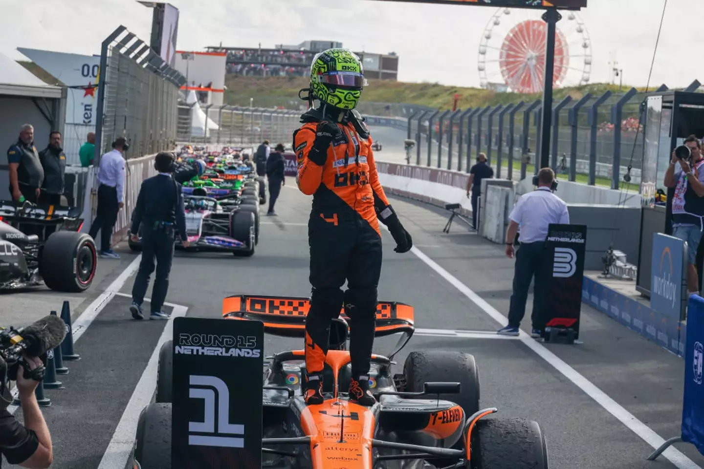 Lando Norris won the 2024 Dutch Grand Prix. (Image: Alessandro Martellotta/Morgese/NurPhoto via Getty Images)