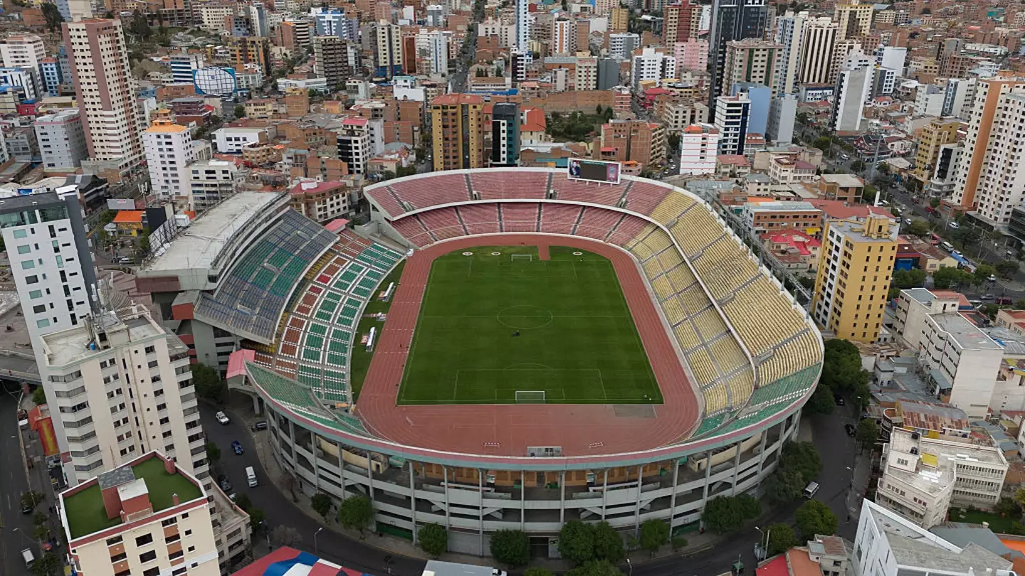Bolivia's Hernando Siles Stadium in La Paz was impacted by the ban. (Image: AIZAR RALDES/AFP via Getty Images)