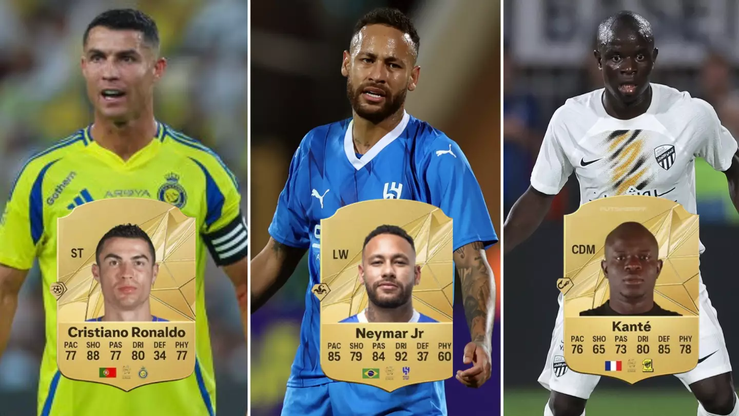 Top 10 highest-rated Saudi Pro League players on EA FC 25 'leaked' including Cristiano Ronaldo and Neymar
