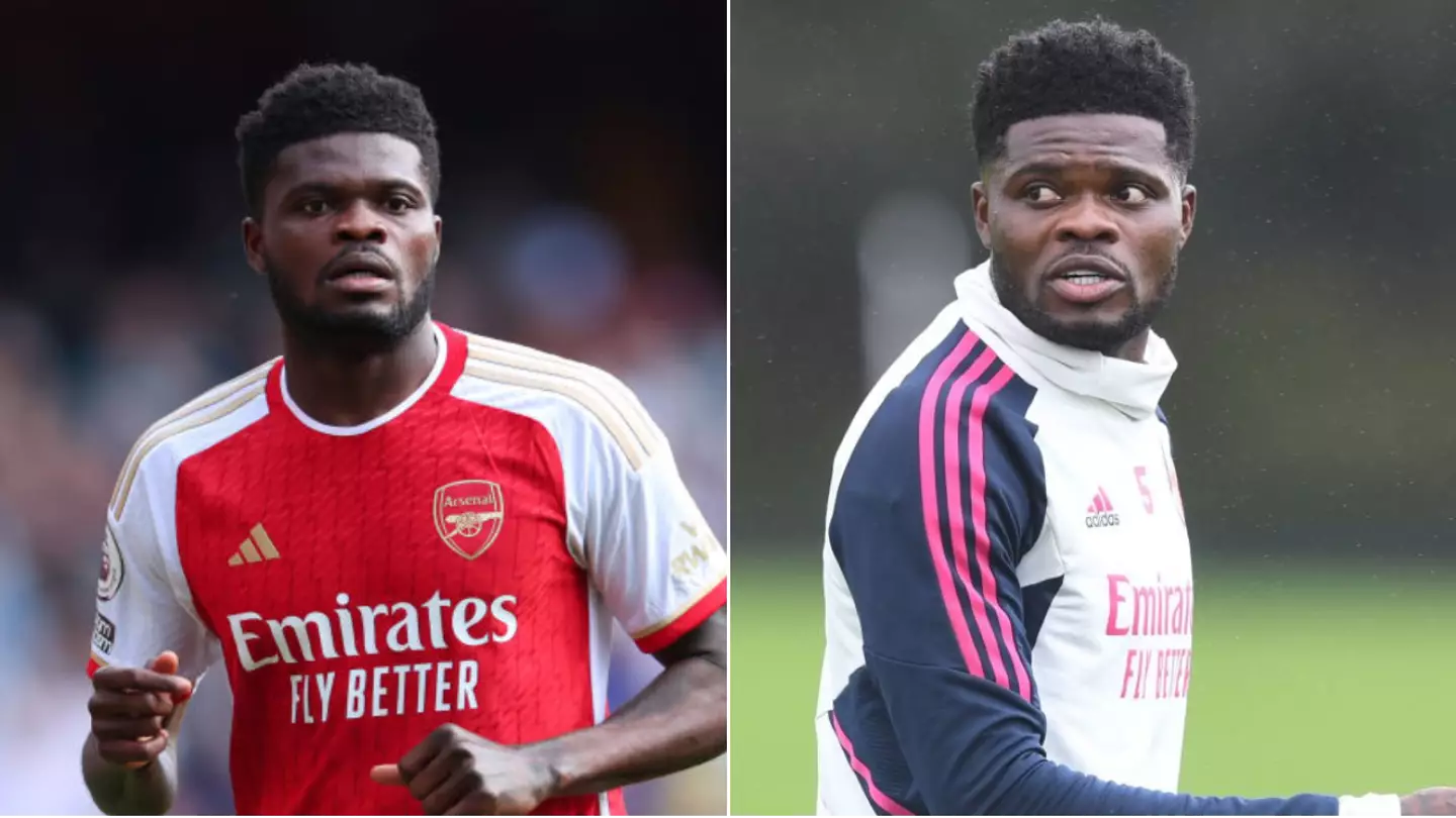 Arsenal star Thomas Partey drops transfer 'clue' in training video