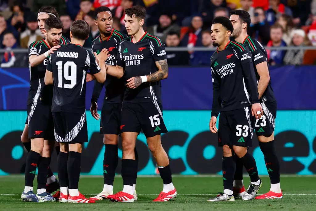 Arsenal finished third in the Champions League group stage (Image: Getty)