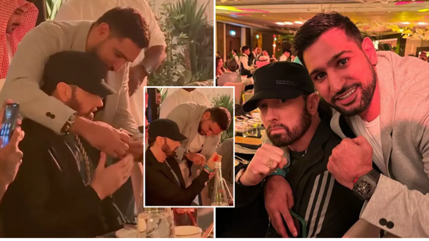 Amir Khan gifts Eminem expensive watch before responding to fan who criticised the gesture