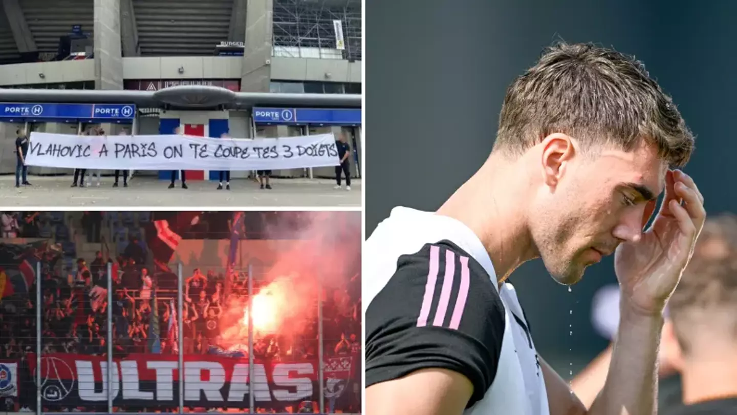 PSG fans promise to 'cut Dusan Vlahovic's fingers off' if he joins from Juventus