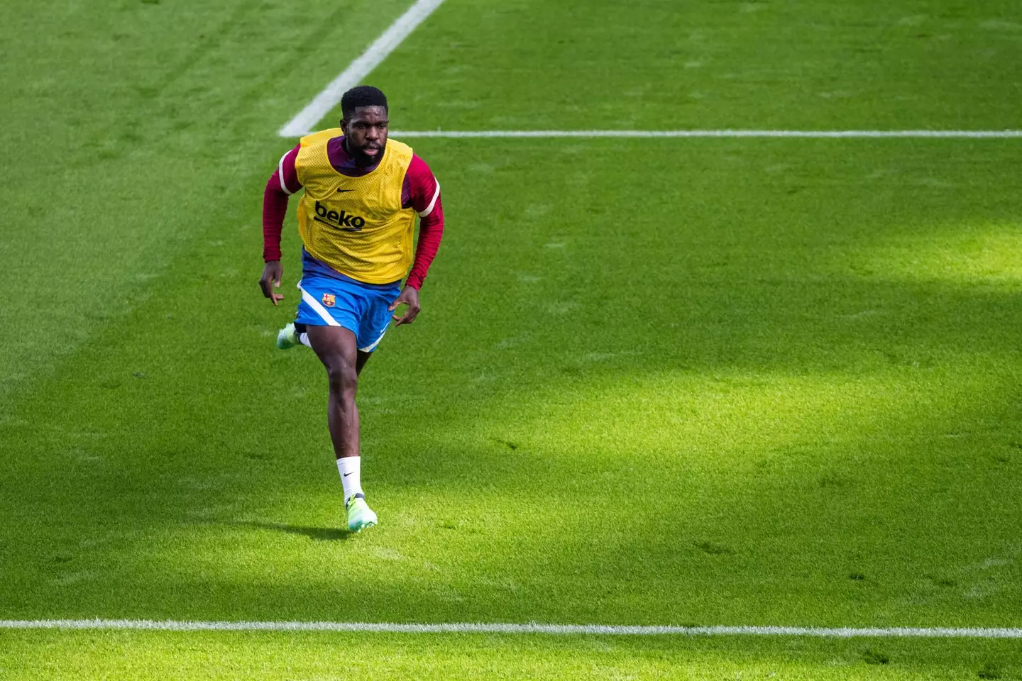 Umtiti is another who is not wanted at the club. Image: Alamy