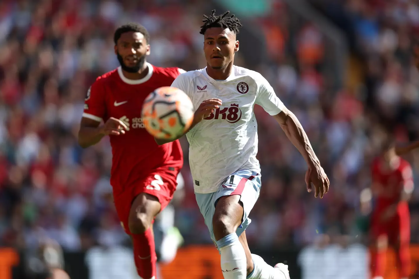 Ollie Watkins in action for Aston Villa. Image: Getty
