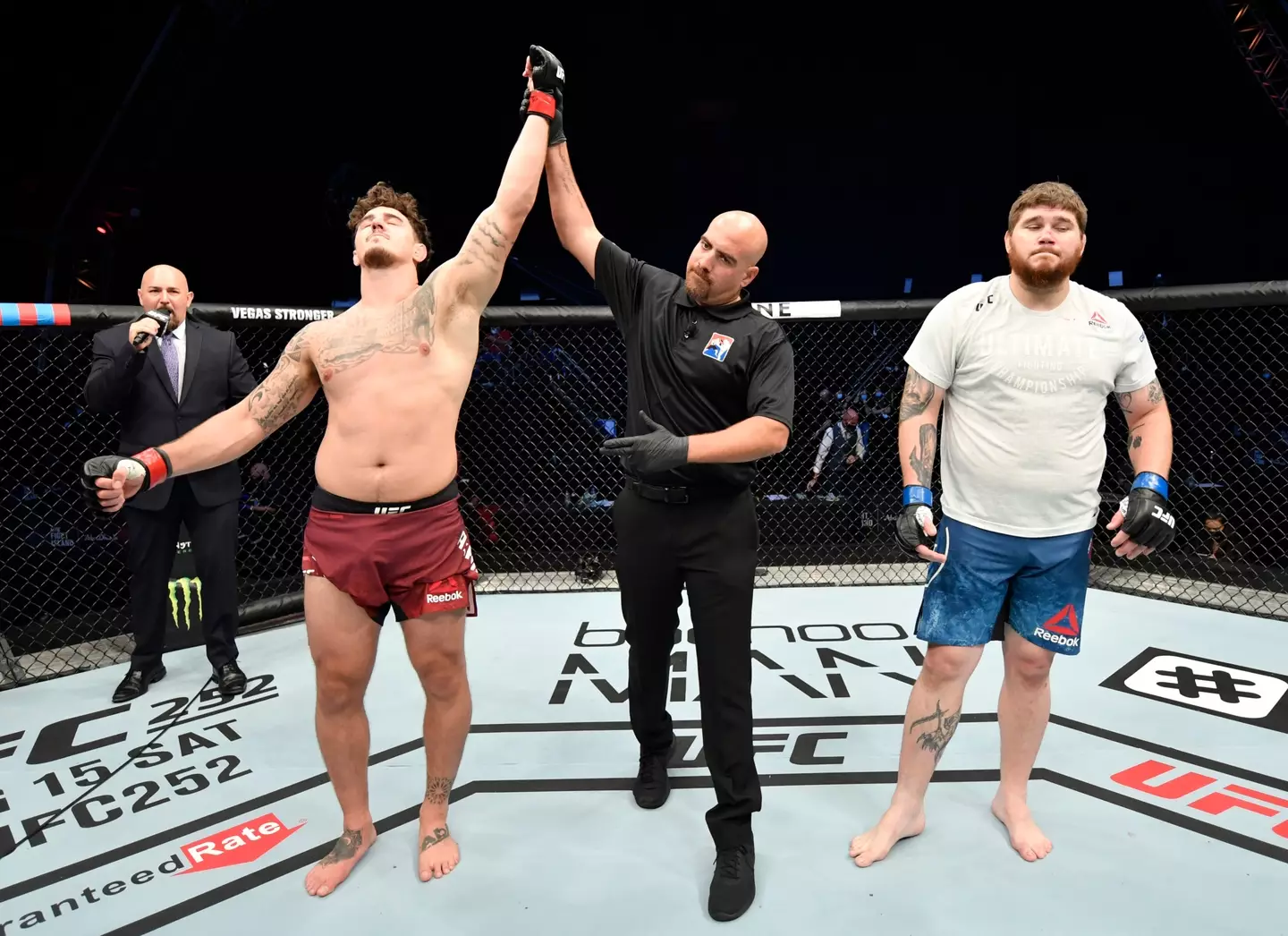 Tom Aspinall made his UFC debut in July 2020. Image: Getty