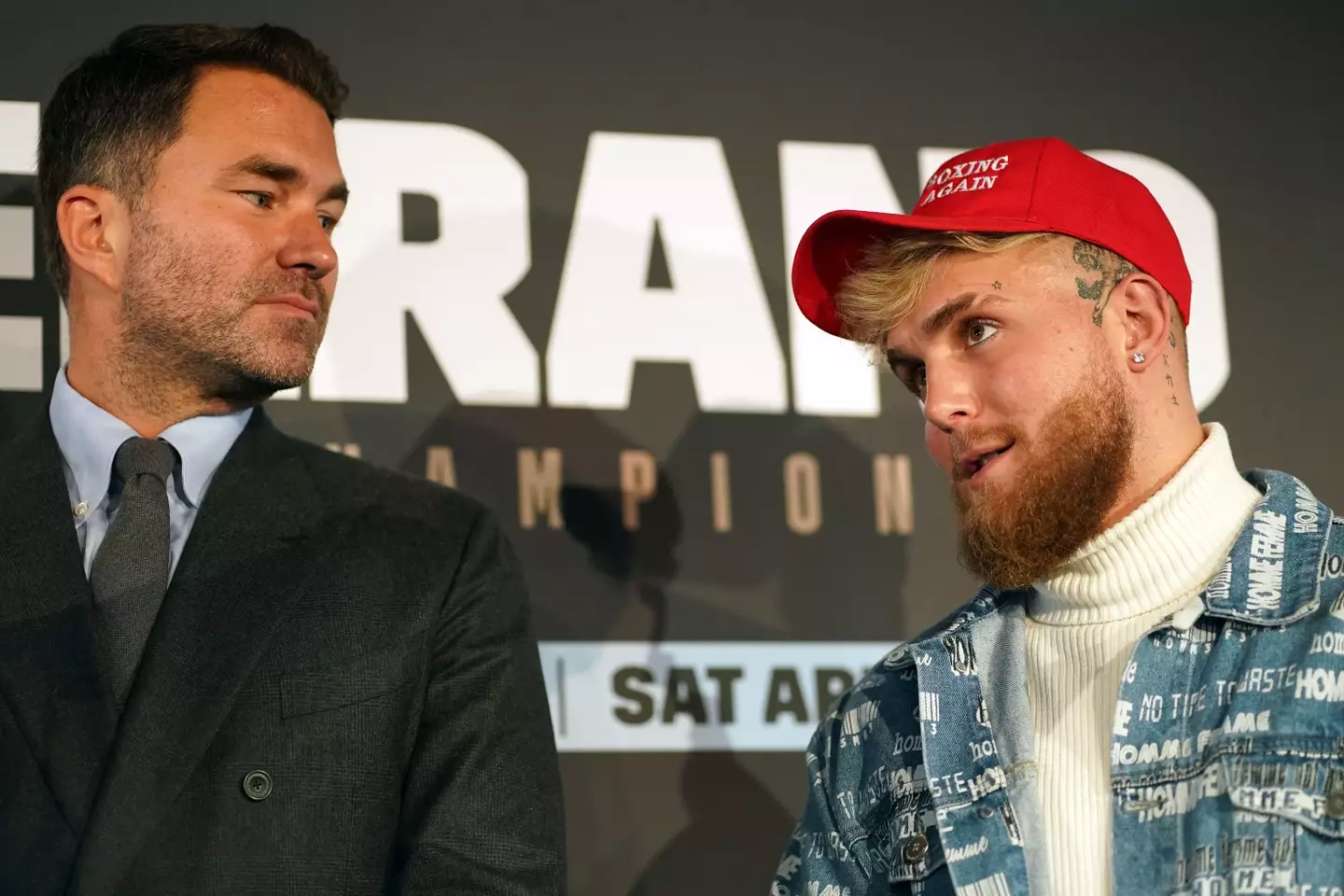 Hearn and Paul are co-promoting Saturday’s historic fight between Katie Taylor and Amanda Serrano (Image: PA)