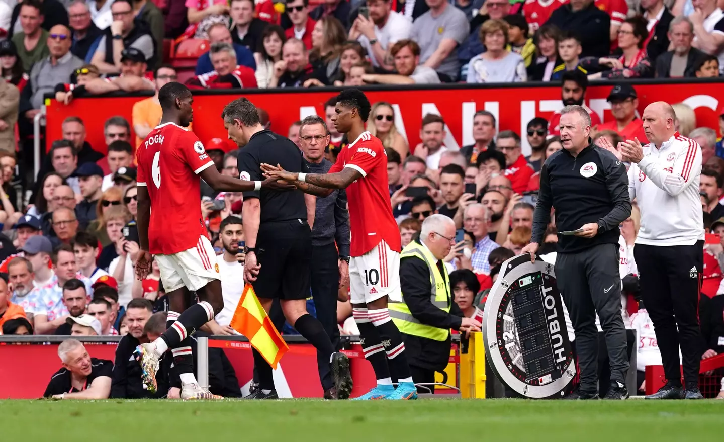 Fans cheered when Pogba was substituted against Norwich (Image: PA)
