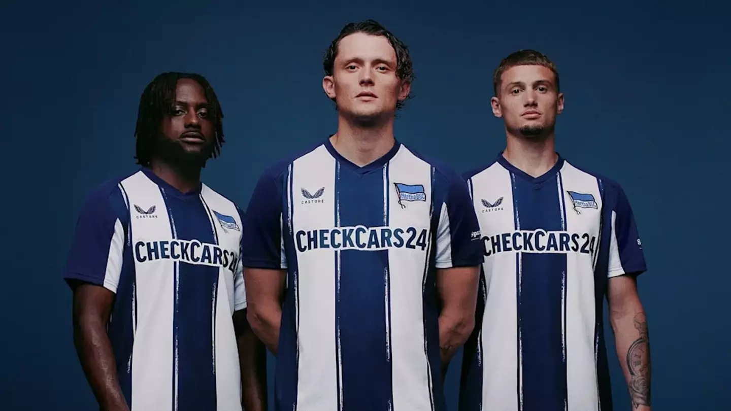 Hertha BSC revealed their home kit three weeks ago. (Image: Hertha BSC)