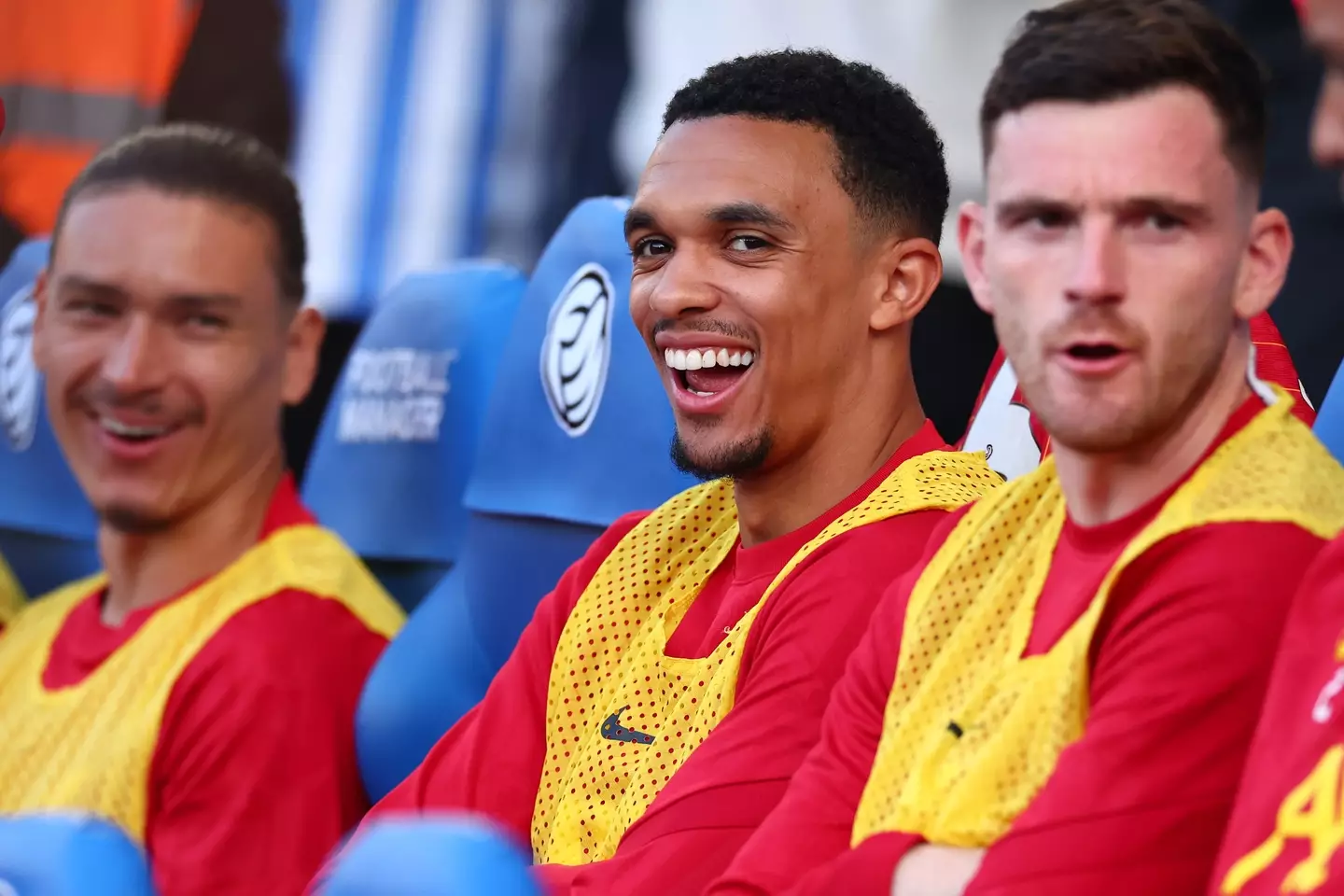 Trent Alexander-Arnold was an unused substitute against Brighton. Image: Getty