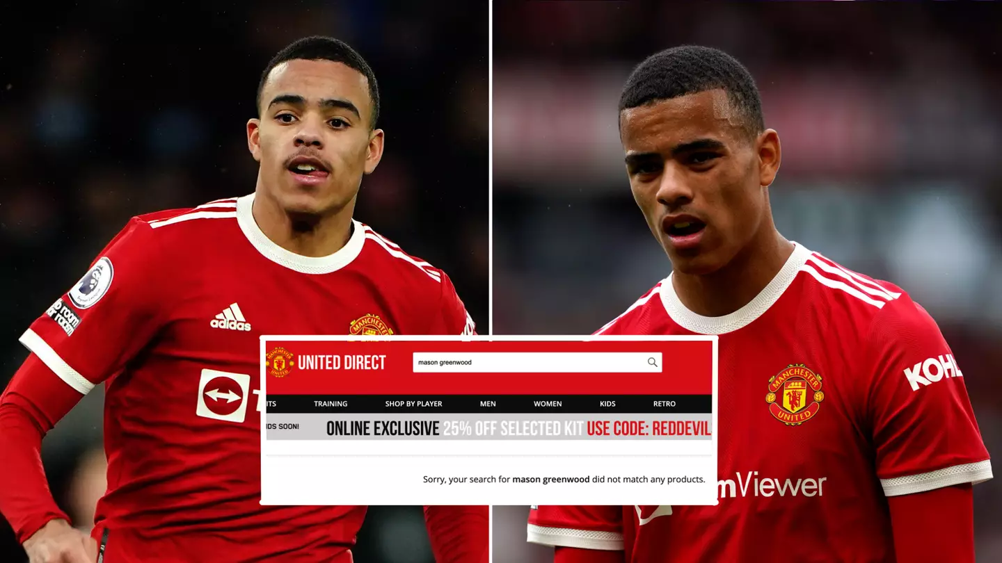 Manchester United Remove Mason Greenwood Merchandise Following Striker's Arrest