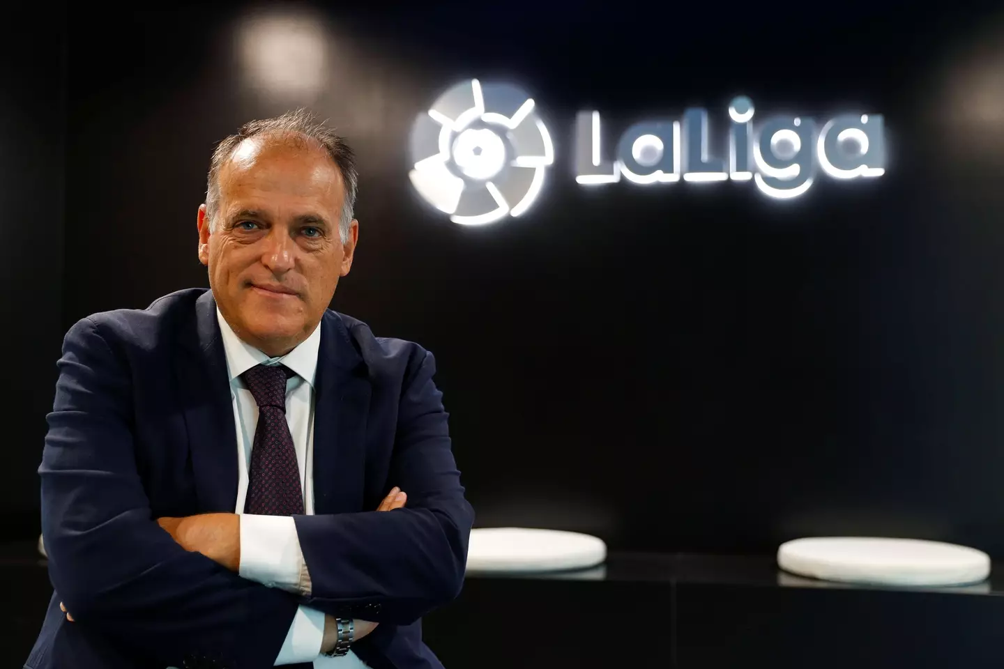 El presidente de LaLiga, Javier Tebas, quiere proteger su producto.  (