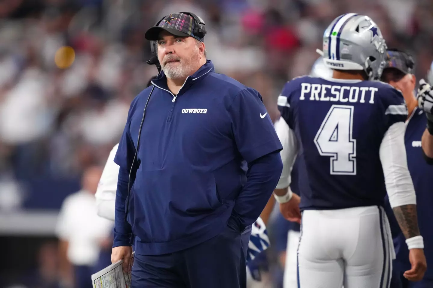 Mike McCarthy was removed as head coach in January this year after struggling to get the best out of Prescott (Sam Hodde/Getty Images)