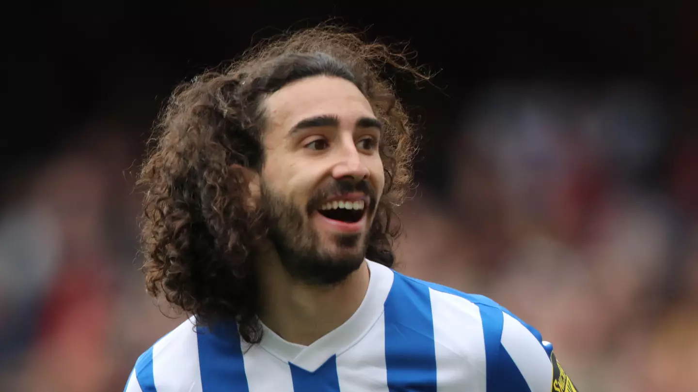 Marc Cucurella in action for Brighton.