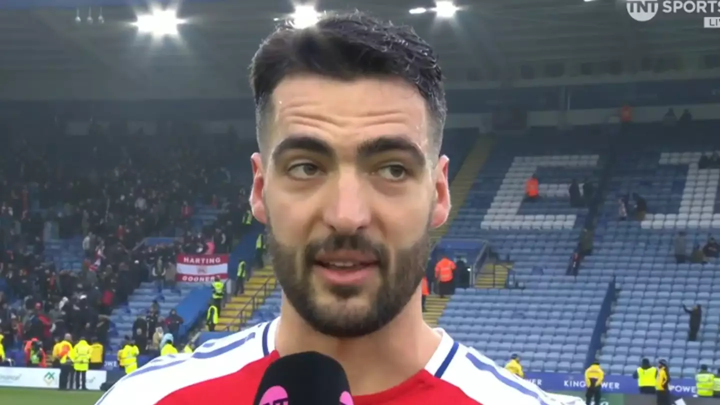 Fans think Mikel Merino is 'in the doghouse' after sending message to his wife in post-match interview