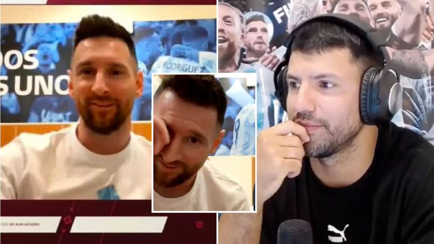 Lionel Messi joins Sergio Aguero's live Twitch stream and things got wholesome
