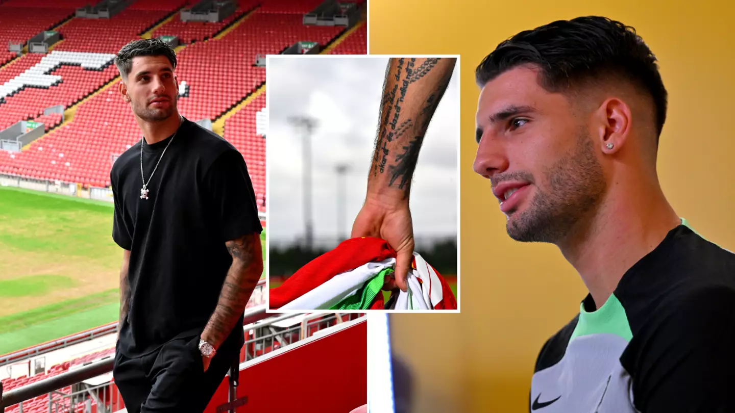 Dominik Szoboszlai explains his Steven Gerrard tattoo and why he picked No 8 shirt at Liverpool