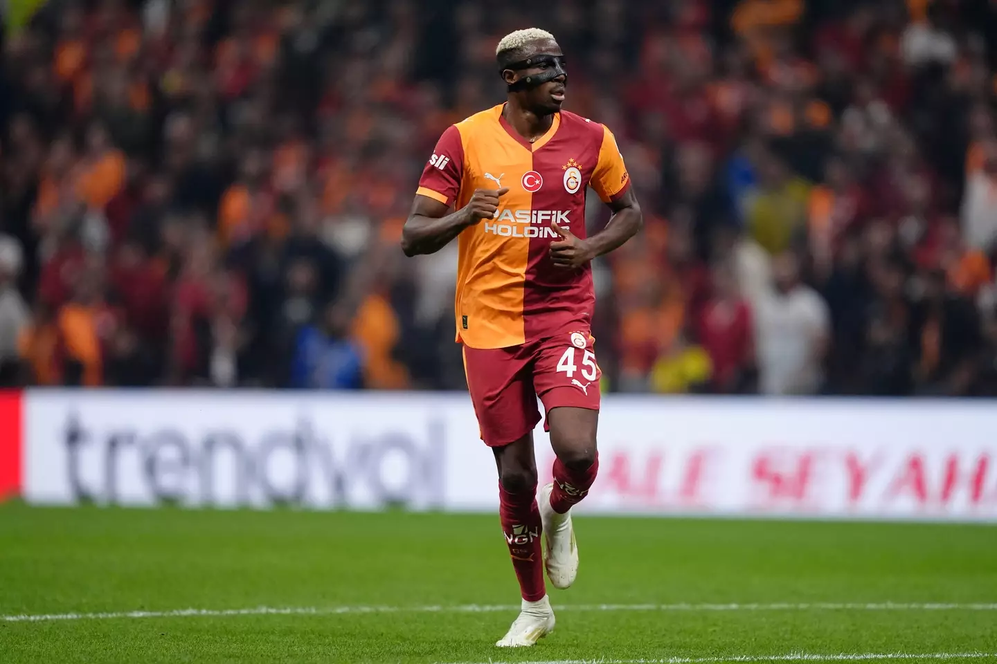 Victor Osimhen has been linked with a move to Barcelona. Image: Getty