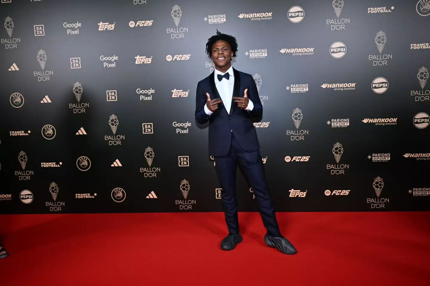 Speed showed support for Vini Jr. at the Ballon d'or ceremony (Credit:Getty)
