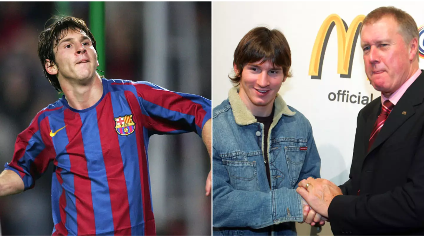 What was written on Lionel Messi's first-ever Barcelona contract scribbled on a napkin