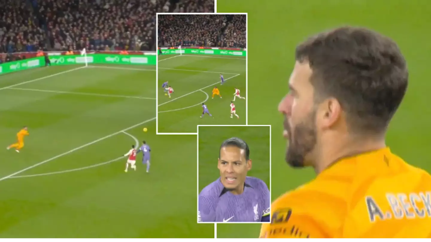 Liverpool goalkeeper Alisson gifts Arsenal goal with incredible mistake in Premier League clash