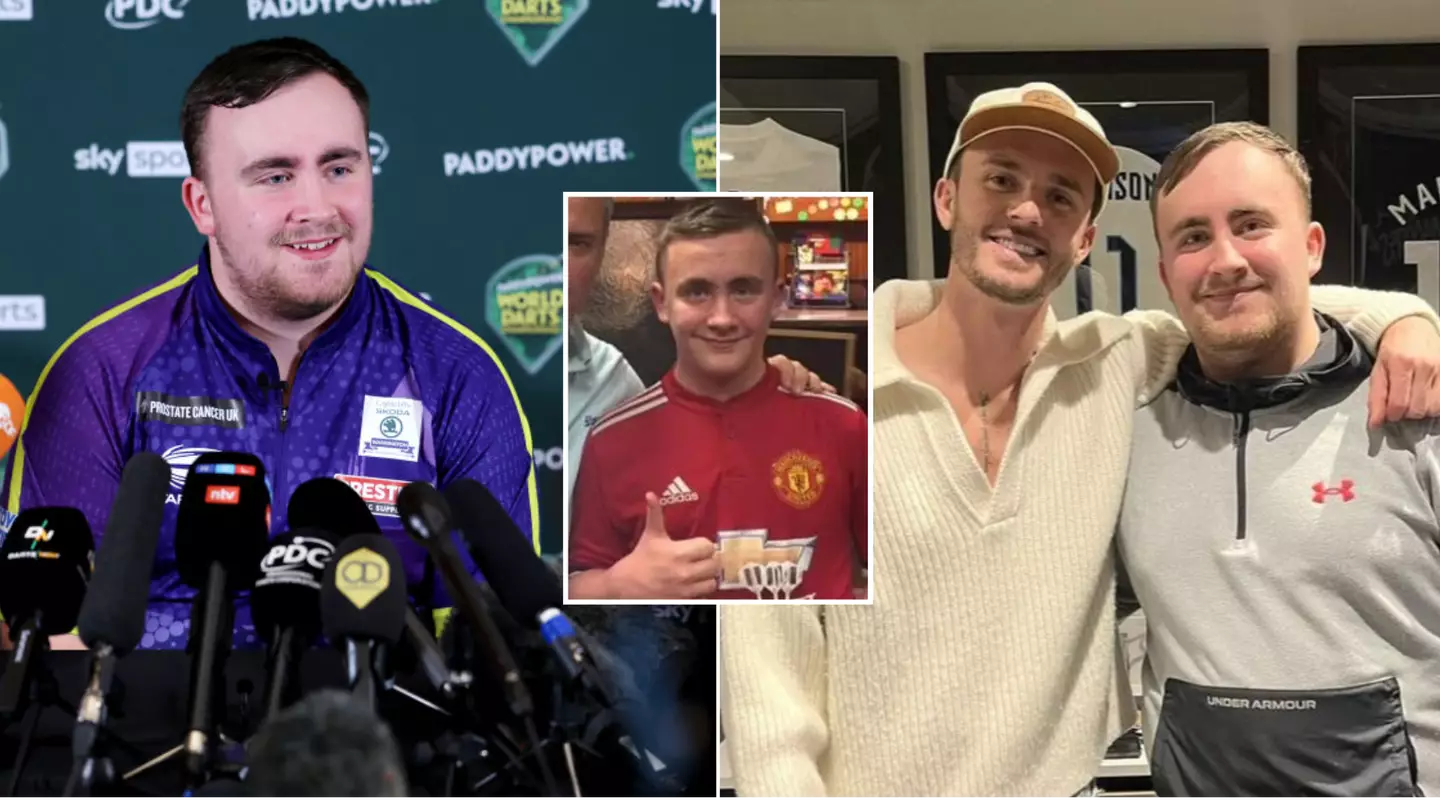 Man Utd fan Luke Littler names dream football XI that includes Liverpool and Man City stars